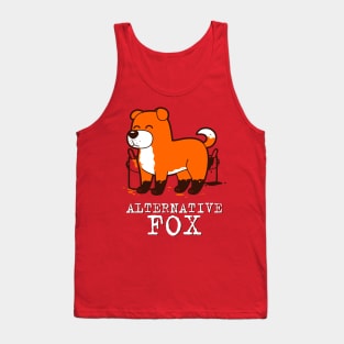 Cute Kawaii Dog Fake Fox Alternative Facts Tank Top